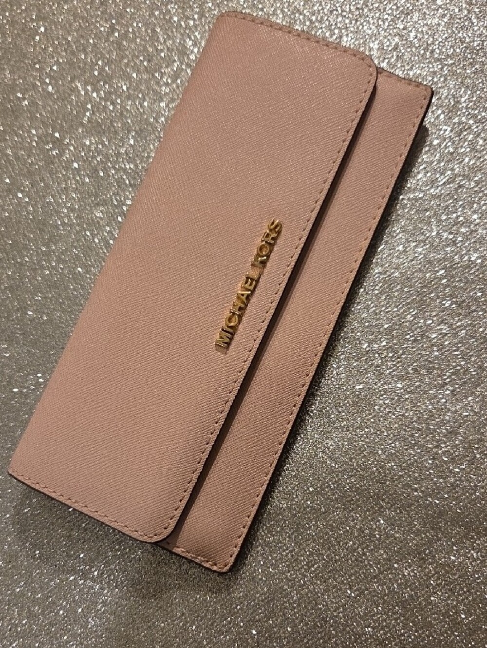 Michael Kors Blush Pink Jetset Slim Wallet